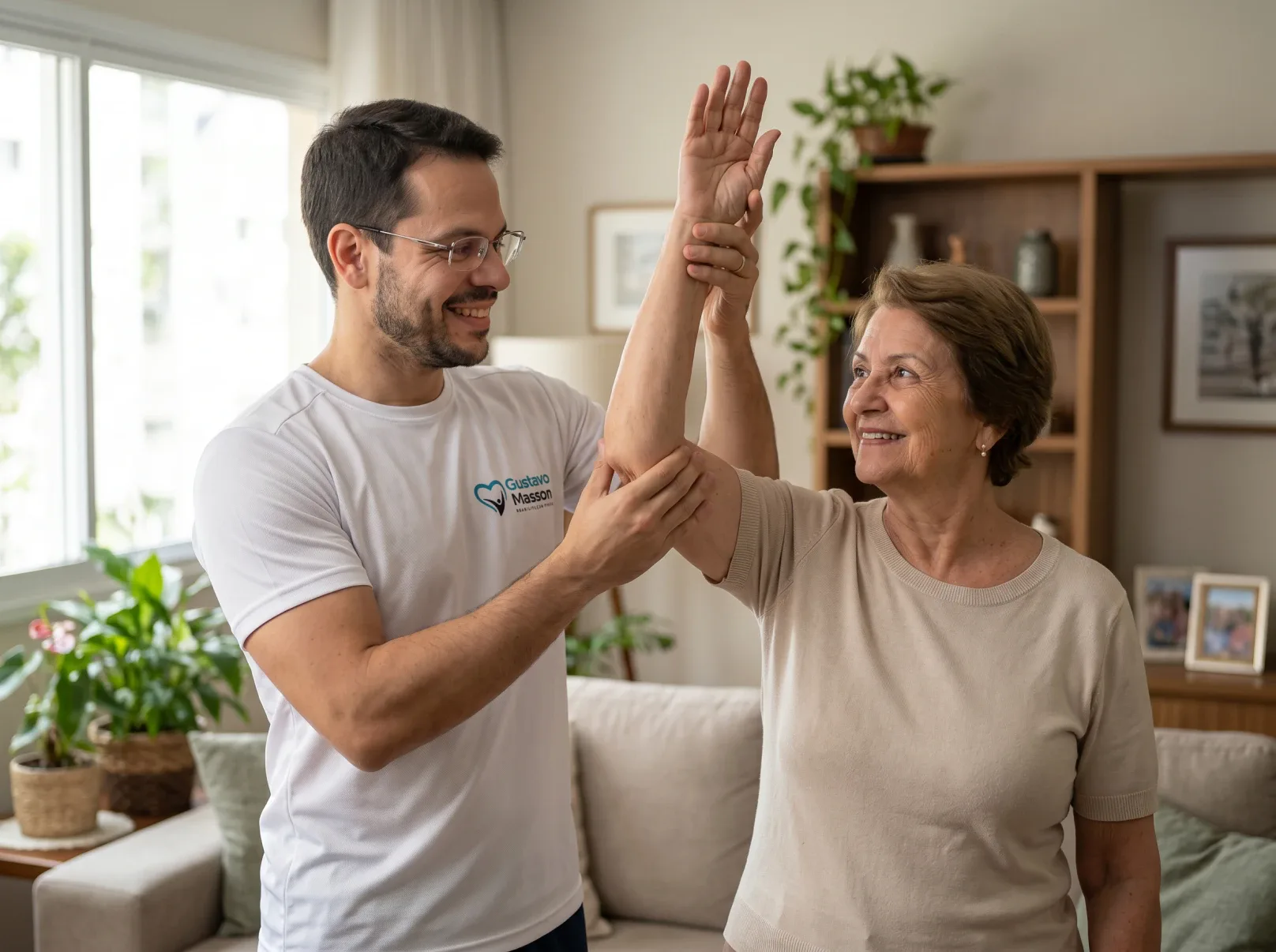 Paciente em acompanhamento cardiovascular domiciliar com Dr. Gustavo Masson